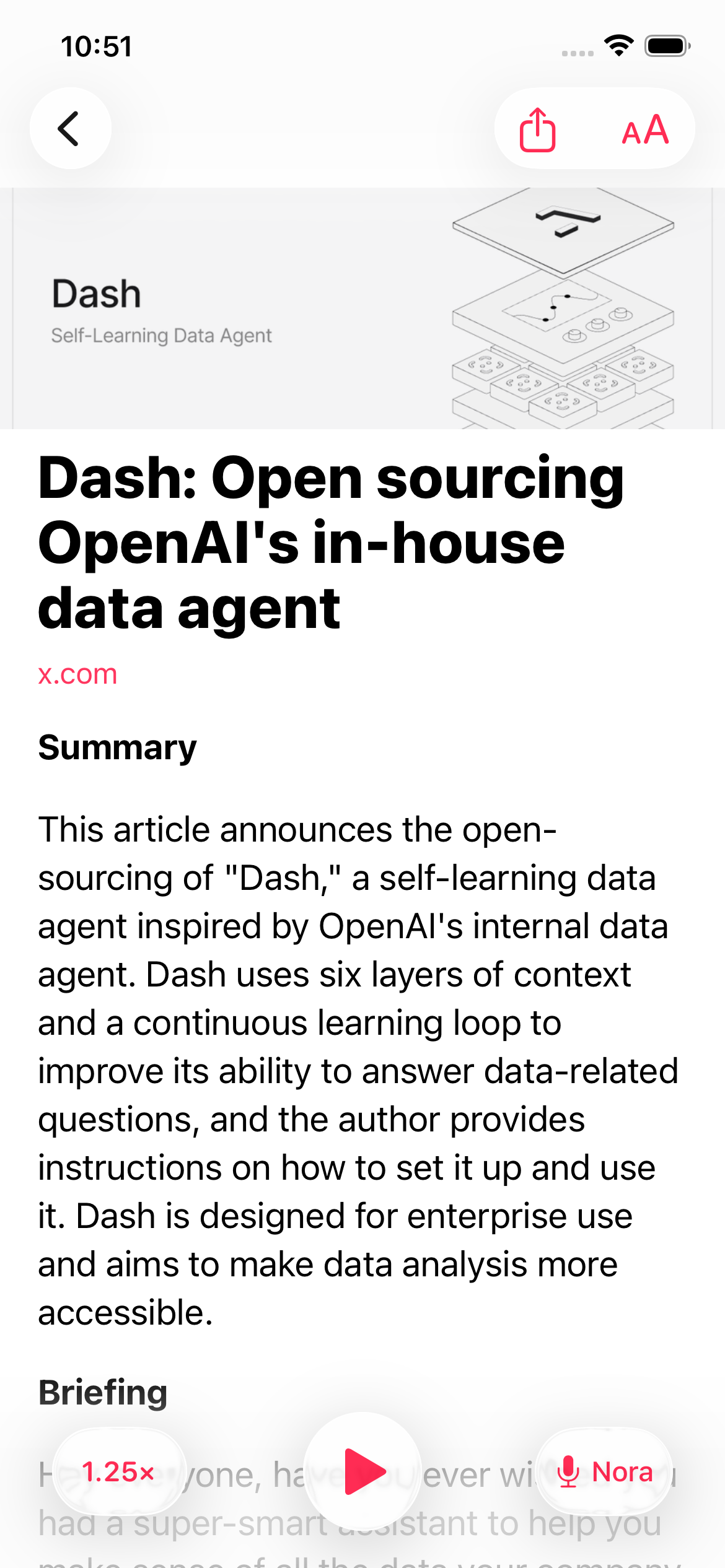 VoiceView app screenshot